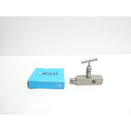 Agco Manual Npt Stainless 6000Psi 1/2In Needle Valve M5HIM-44 S13-9273-001